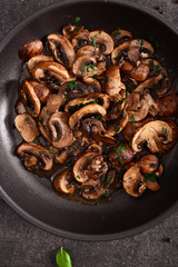 Fried mushrooms