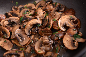 Fried mushrooms