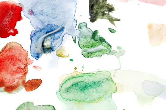 Watercolor abstraction. Palette