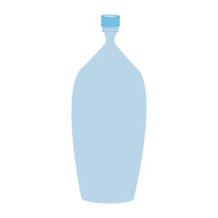 Empty plastic bottle icon vector illustration graphic design