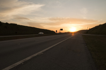 Sunrise on my trip to the countryside