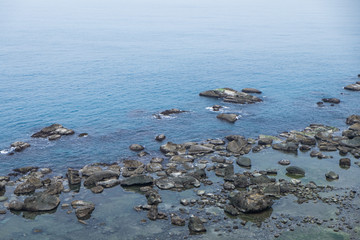 Landscape of blue ocean