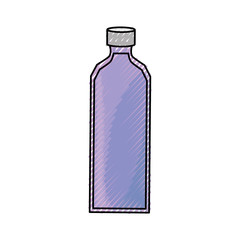 Empty plastic bottle icon vector illustration graphic design