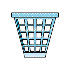 Trash can isolated icon vector illustration graphic design