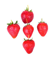 strawberry isolated on white background