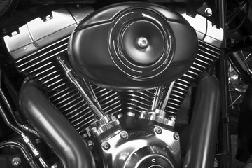 Motorcycle engine details