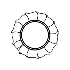 organic quality label icon vector illustration graphic design