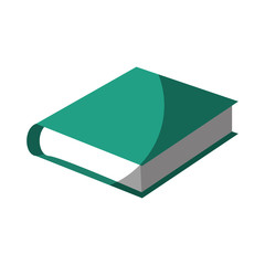 academic book icon over white background. colorful design. vector illustration