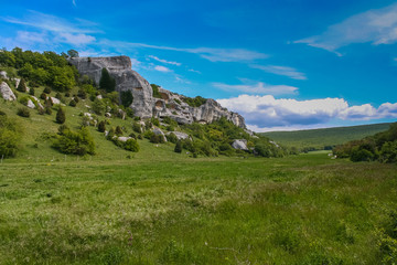 The ancient fortress Eski Kermen