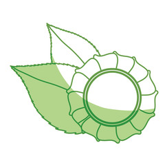 organic quality label icon vector illustration graphic design