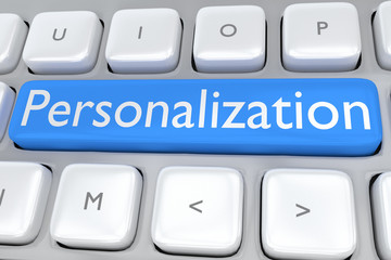 Personalization - communication concept