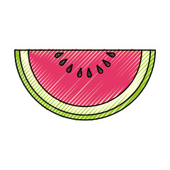 Watermelons delicious fruit icon vector illustration graphic design