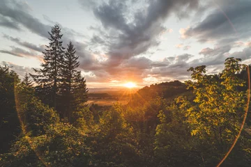  Landschap en lucht bij zonsondergang © Shane Cotee