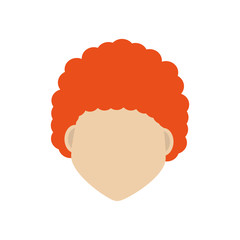 Male faceless head icon vector illustration graphic design