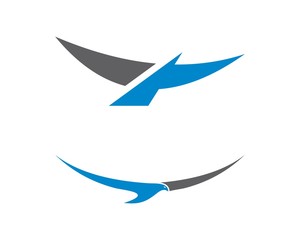 Simple Eagle Illustration Logo Vectors