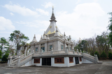 Buddhist pagoda at "Wat Tham Pha Pu" temple in Loei province, Thailand