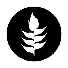 cute flower decorative icon vector illustration design