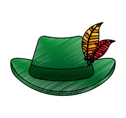 germany hat culture icon vector illustration design