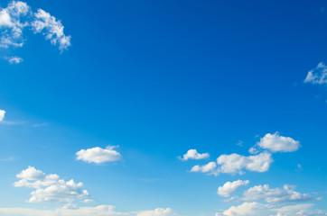 Blue sky background