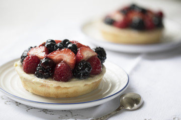 Tempting Mixed Berry Tart.