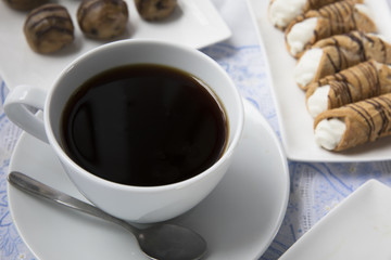Cup of Coffee and Treats