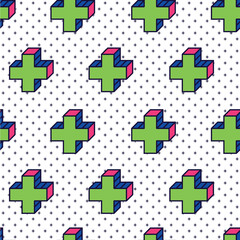 Obraz premium Seamless pattern in retro style 