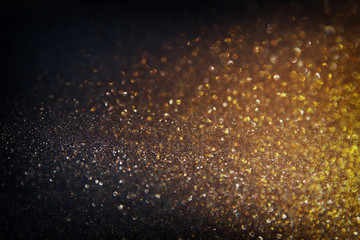 glitter vintage lights background. de-focused.