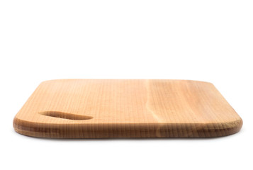 chopping board isolated on white