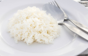 steam rice