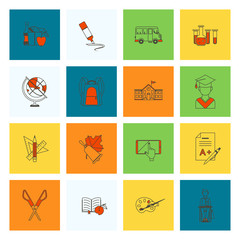 School and Education Icons