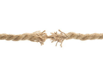 ropes on white background