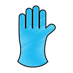 laundry gloves isolated icon vector illustration design