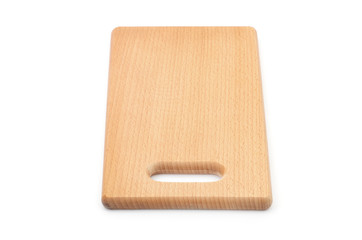 chopping board isolated on white