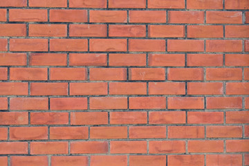 Background of old vintage red brick wall