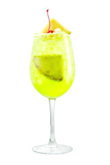 Cocktail with pineapple