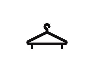 Flat vector hanger icon