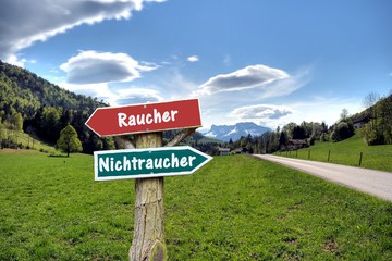 Schild 236 - Nichtraucher