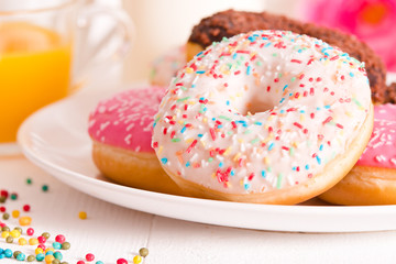 American donuts. 