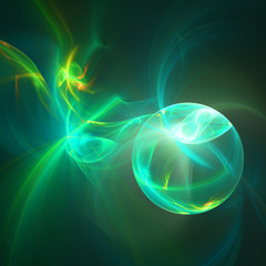 Abstract fractal illustration for creative design