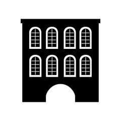 Obraz premium cute building antique icon vector illustration design