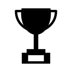 trophy cup isolated icon vector illustration design