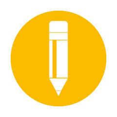 pencil school isolated icon vector illustration design