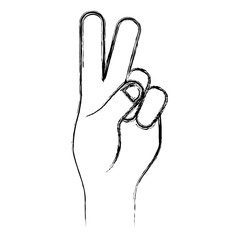 hand human language icon vector illustration design