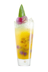 Refreshing alcoholic cocktail