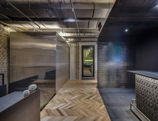 Restaurant in loft style