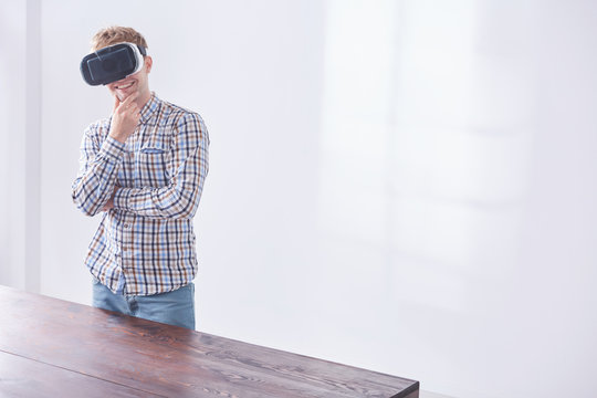Man with vr goggles