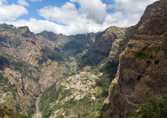 Valley of the Nuns, Curral das Freiras on Madeira Island, Portugal