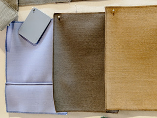 Muestras de tela, tapiceria a elegir por el usuario