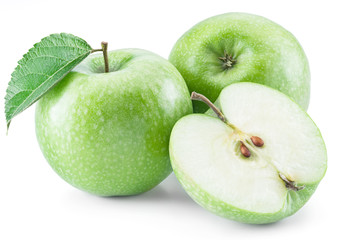 Ripe green apples.