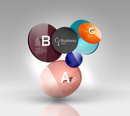 Vector circle infographics